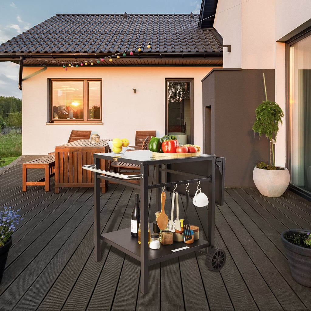 Desserte de barbecue d'extérieur