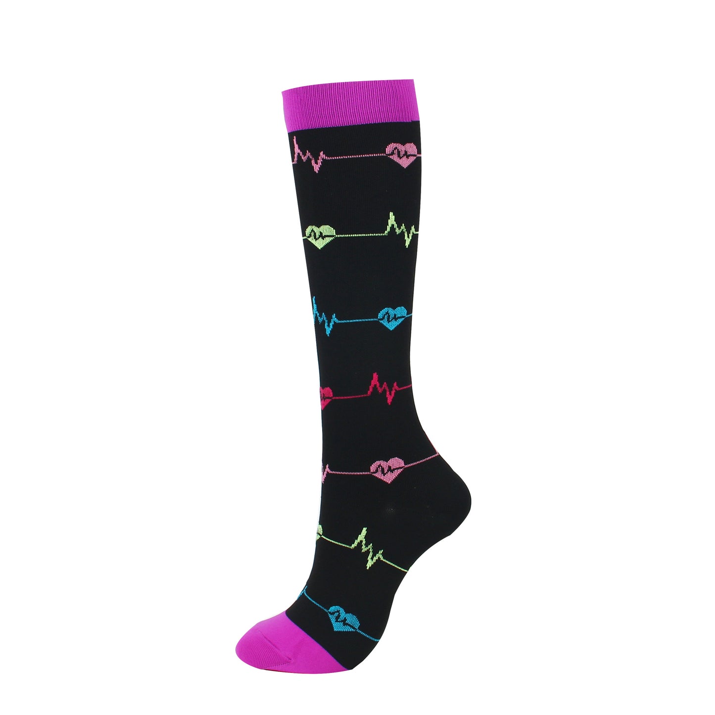 Chaussettes de sport de compression extensibles pour femmes