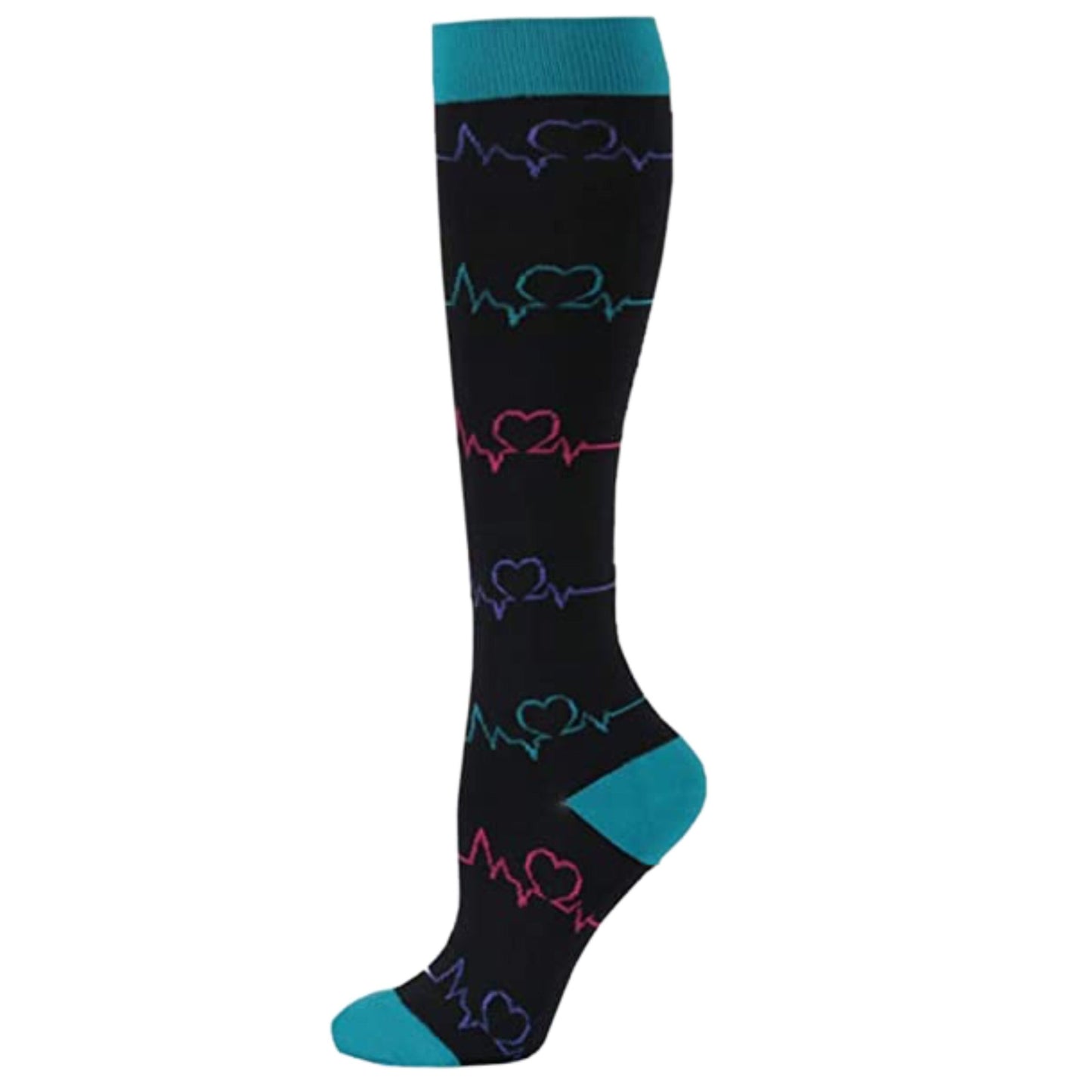 Chaussettes de sport de compression extensibles pour femmes