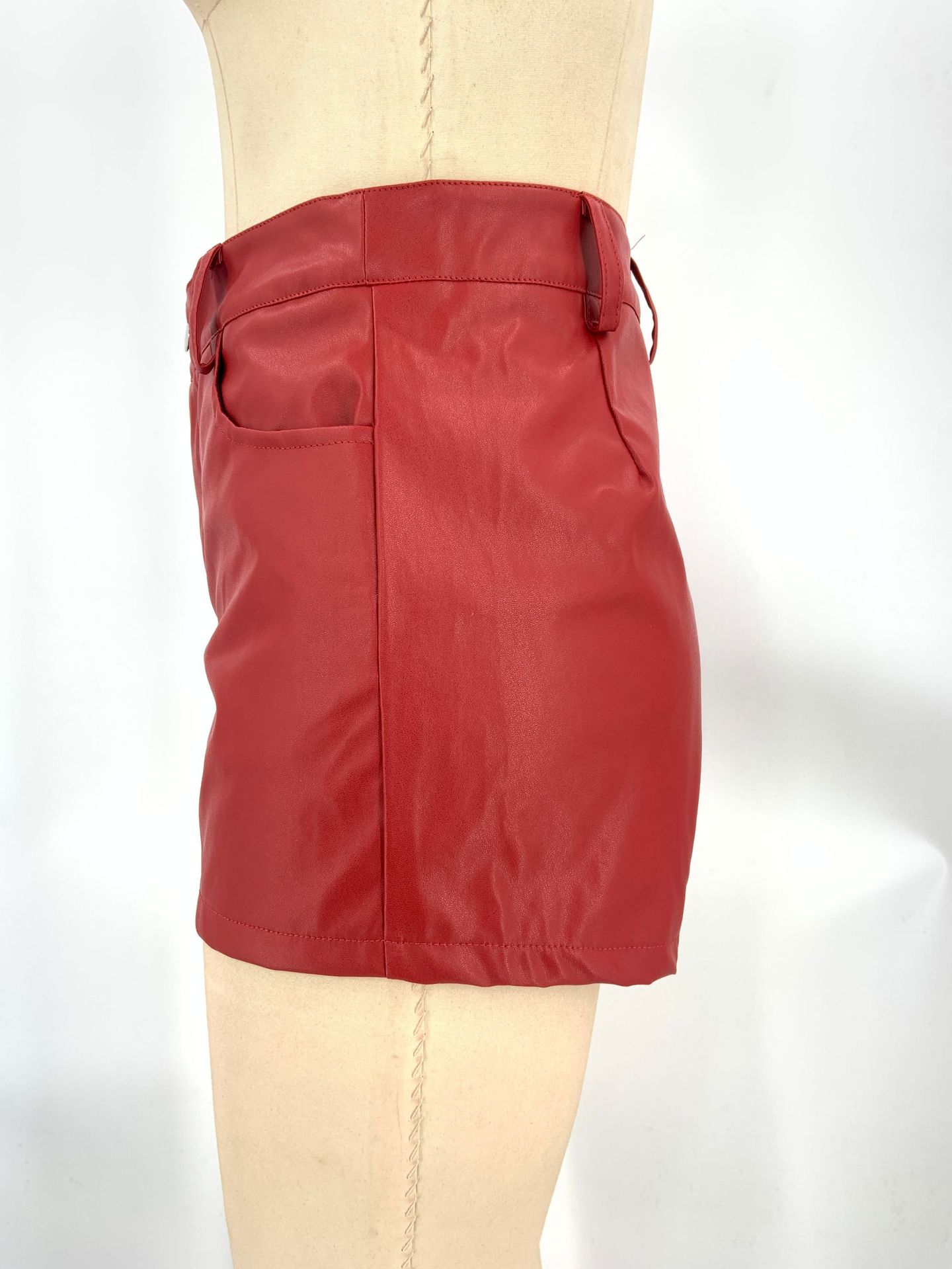 Shorts taille haute moulants de grande taille pour femmes