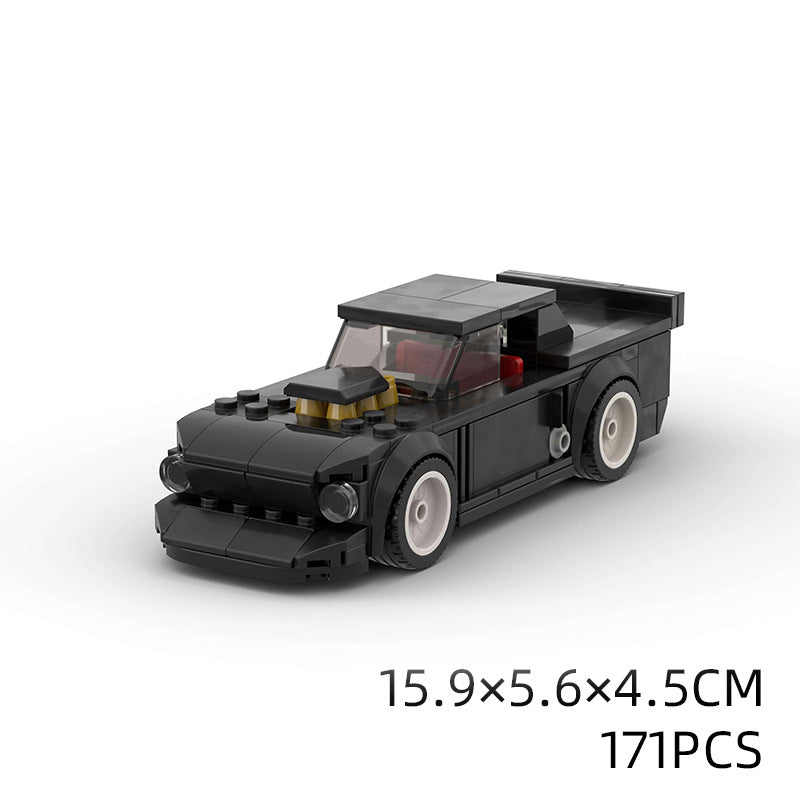 Jouets pour enfants Modèle de voiture Voiture de sport et petites briques de construction MOC Jouets éducatifs
