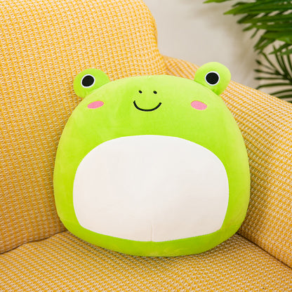 Oreiller en peluche doux et mignon en forme d'animal de dessin animé