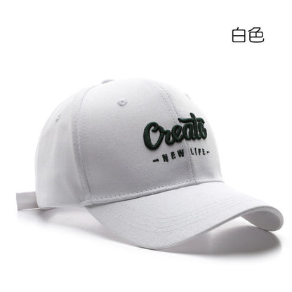 Chapeau coréen pour femme, look assorti, petites lettres brodées