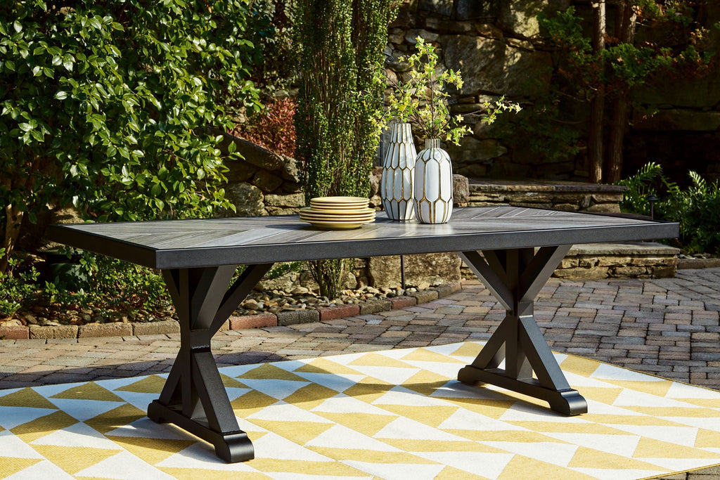 Beachcroft 7-Piece Outdoor Dining Set Wicker Aluminum Frame-2