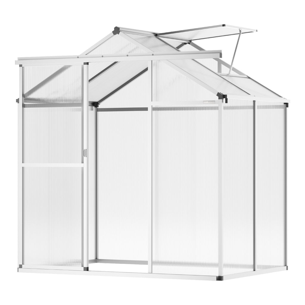 Serre en polycarbonate, 1,8 x 1,2 m, serre d'extérieur