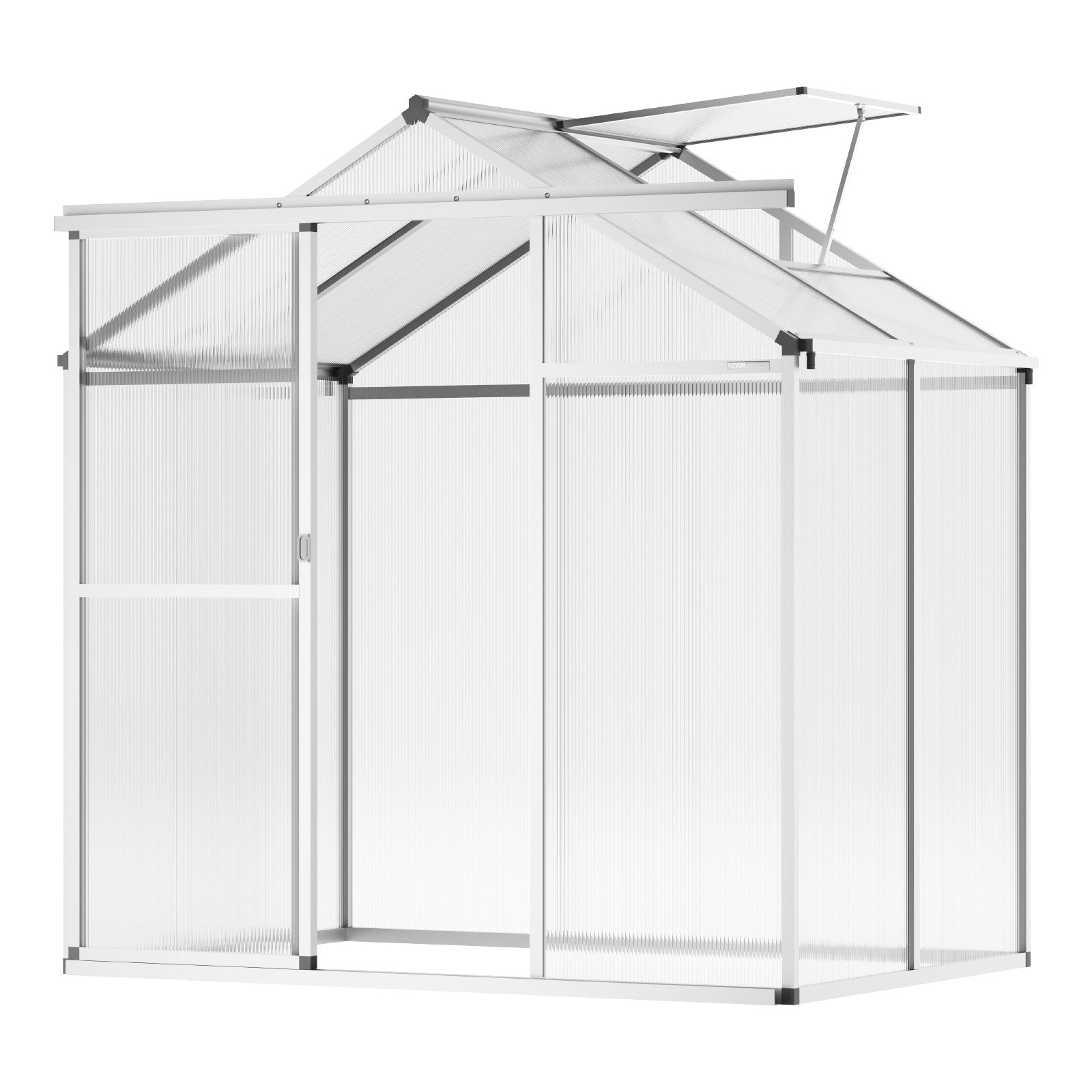 Serre en polycarbonate, 1,8 x 1,2 m, serre d'extérieur