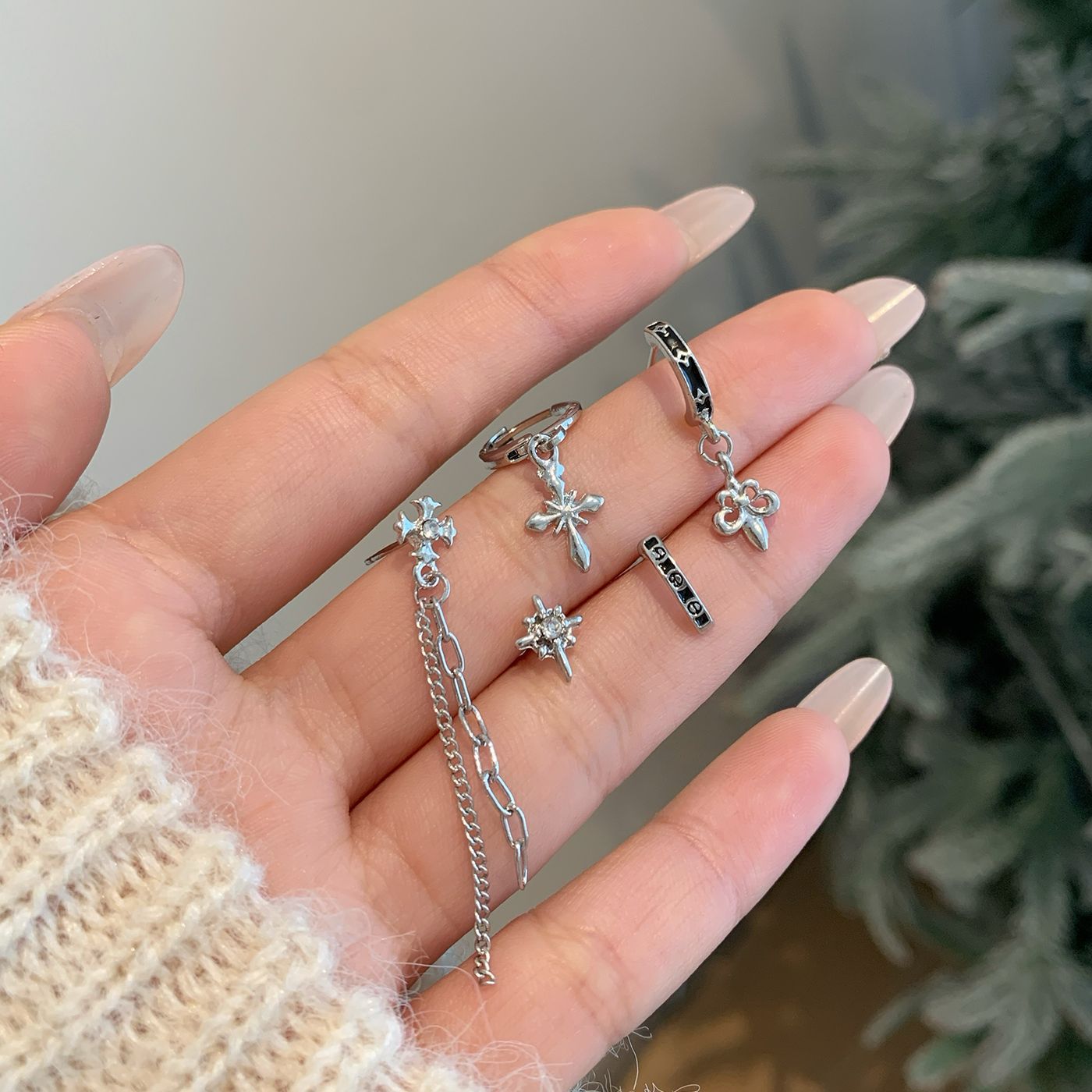 Pince d'oreille papillon de personnalité minimaliste, costume pour femme