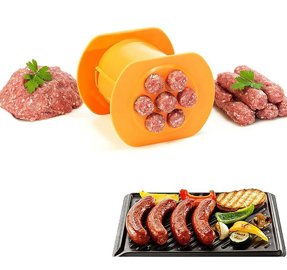 Fabricante de perritos calientes, exprimidor de tiras de carne, plástico, para hacer salchichas, pasta, albóndigas, prototipado rápido, herramienta de bricolaje, utensilios de cocina