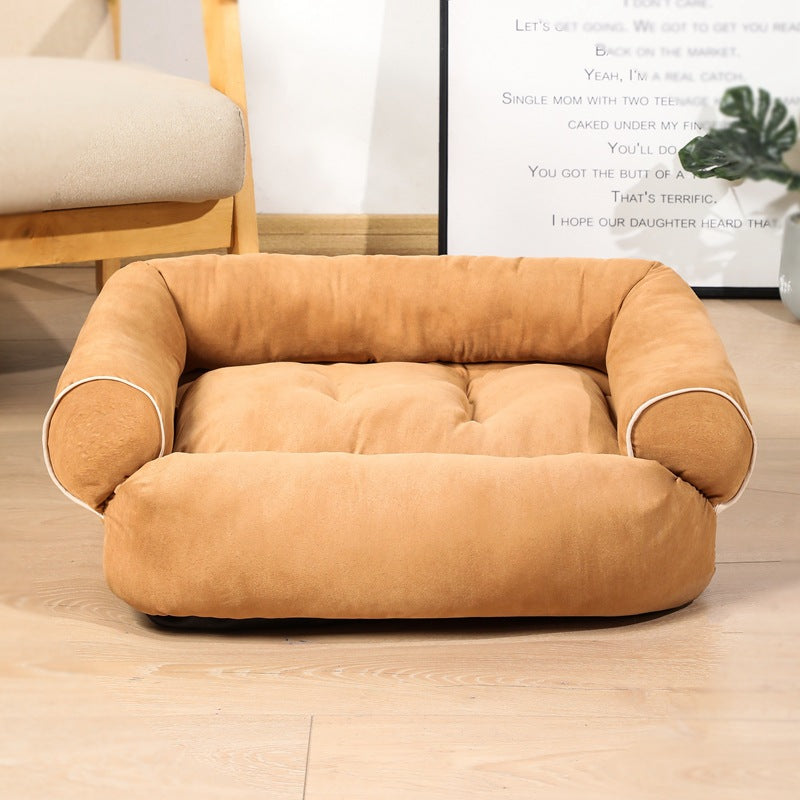 Canapé-lit pour chien, sac de couchage, chenil, chaton, maison pour animaux de compagnie, lits chauds d'hiver, coussin