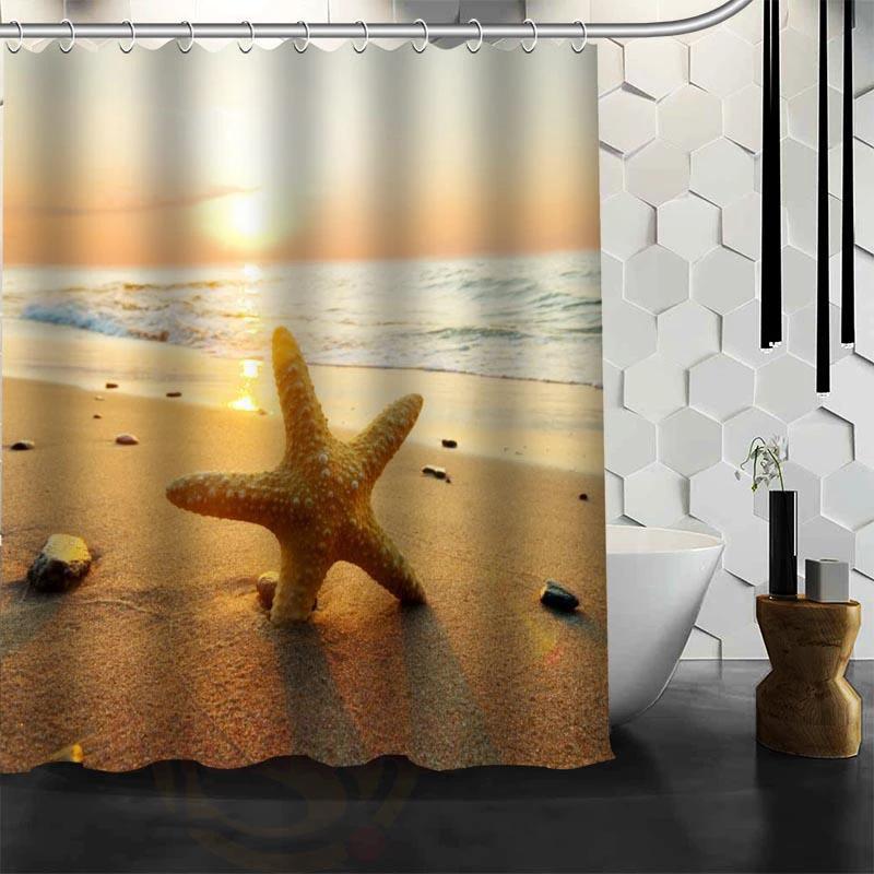Waterproof Shower Curtain Bathroom Curtain Beach Spa Shower Curtain by eprolo