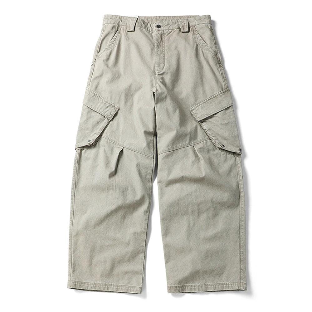 Multi pocket straight leg pants and long pants by eprolo