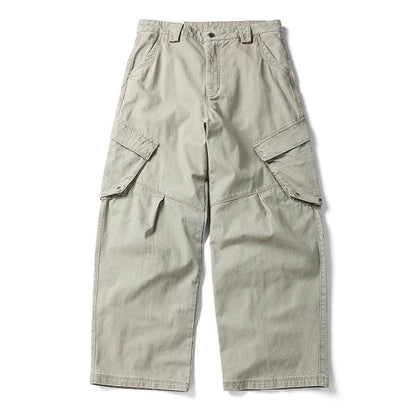 Multi pocket straight leg pants and long pants by eprolo
