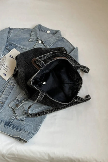 Bolso de mezclilla mediano