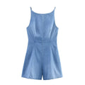 Women's Denim Short Jumpsuit