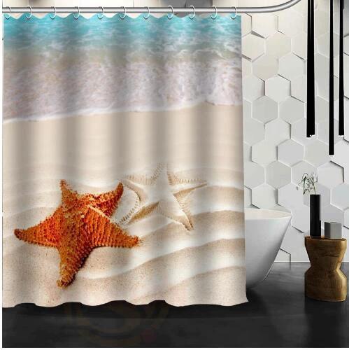 Waterproof Shower Curtain Bathroom Curtain Beach Spa Shower Curtain by eprolo