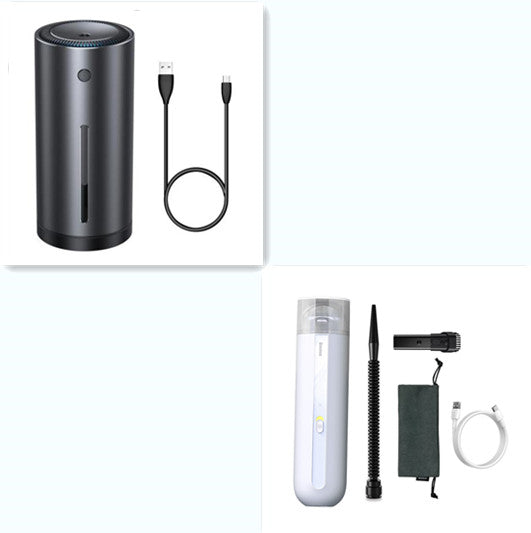 Aspirador de coche inalámbrico 5000Pa, aspirador de mano mini para coche, hogar, limpieza de escritorio, aspirador portátil