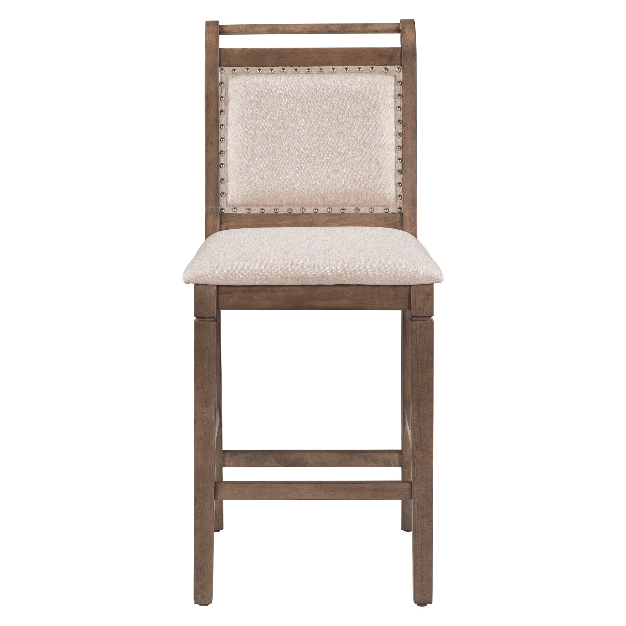 3-Piece Wood Counter Height Drop Leaf Dining Table Set