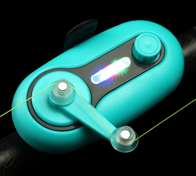 Alarme Morsure de Pêche Indicateur Lumineux LED Électronique Sonore pour Canne à Pêche, Alerte de Ligne de Pêche Sonore et Lumineuse