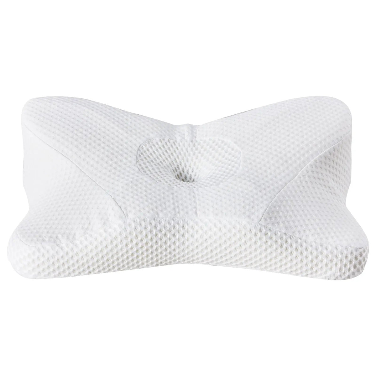 2-Pack memory foam cooling pillow for neck support for side sleepers, white