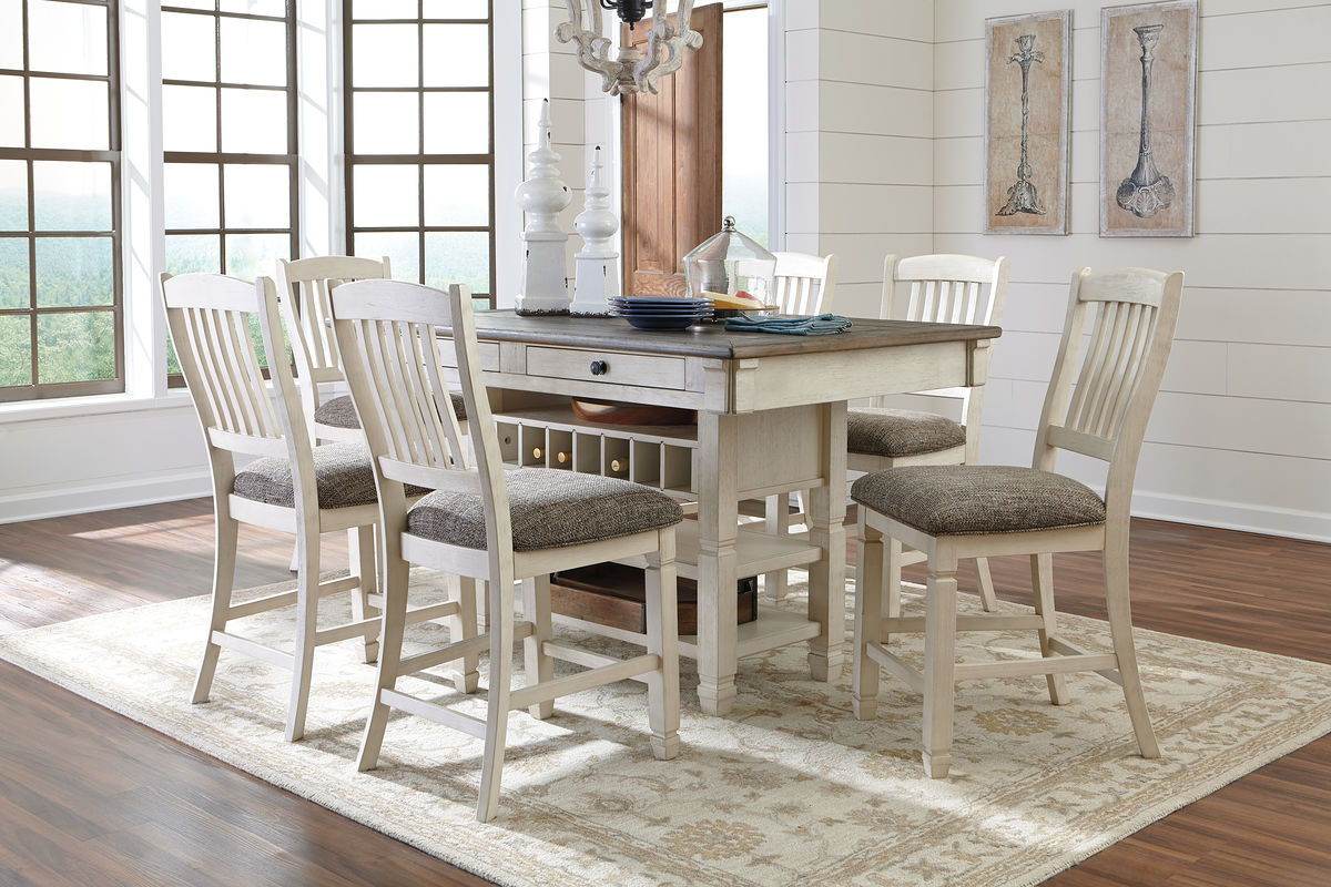 Bolanburg - Rectangular Counter Table Set-2