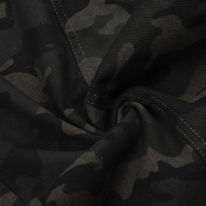 Pantalon cargo camouflage en jean, coupe couteau, unisexe, ample et large