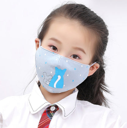 Masque facial en coton pour enfant, masque pour adulte