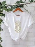 Pattern printed T-shirt
