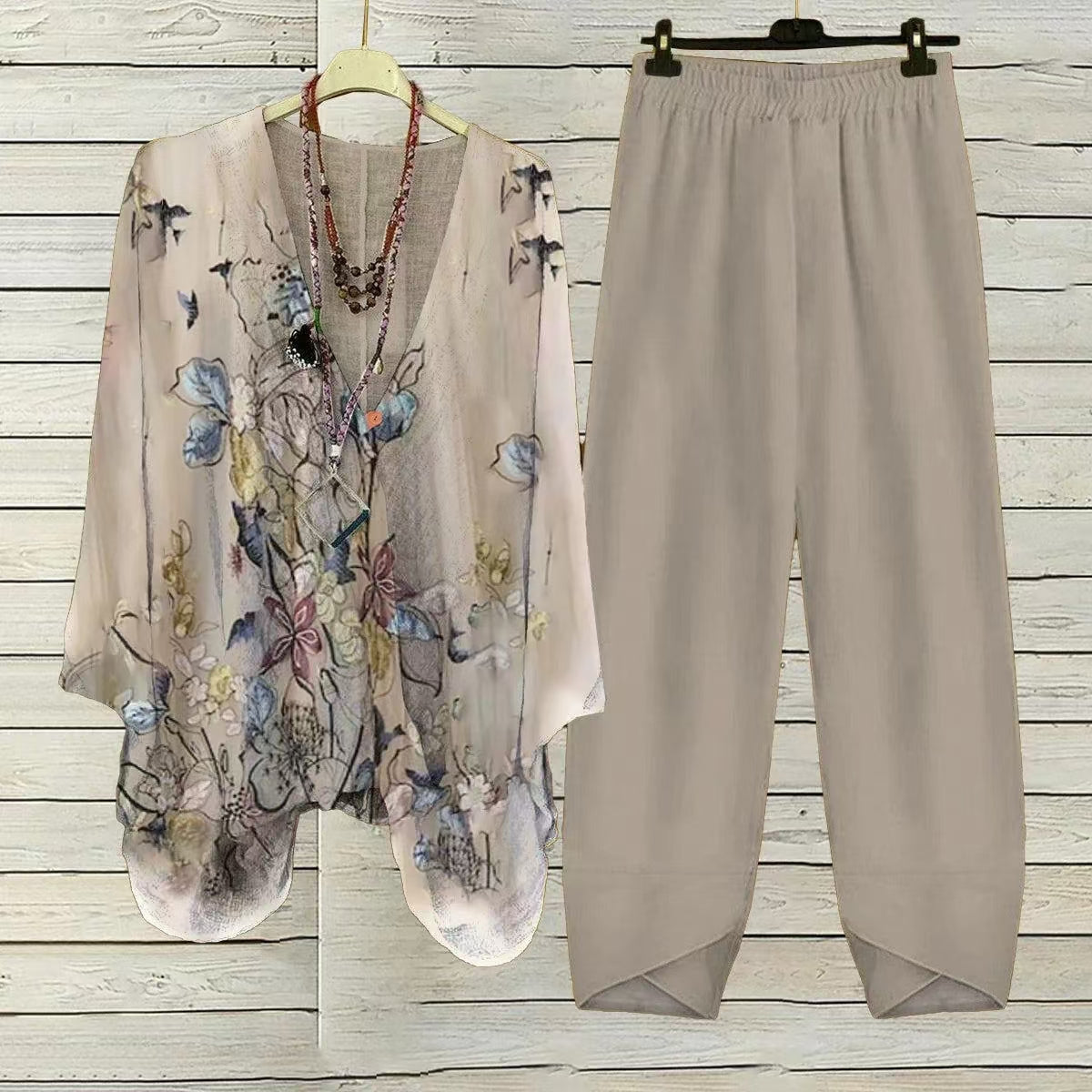 Women's Clothing Digital Printed Round Neck Fashion Sports