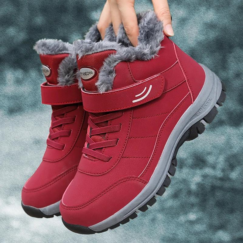 Rubber sole anti slip warm cotton shoes snow boots by eprolo