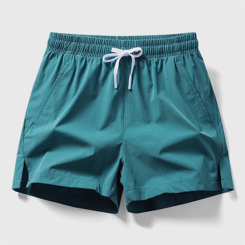 Shorts de sport fendus en soie glacée extensibles pour femmes