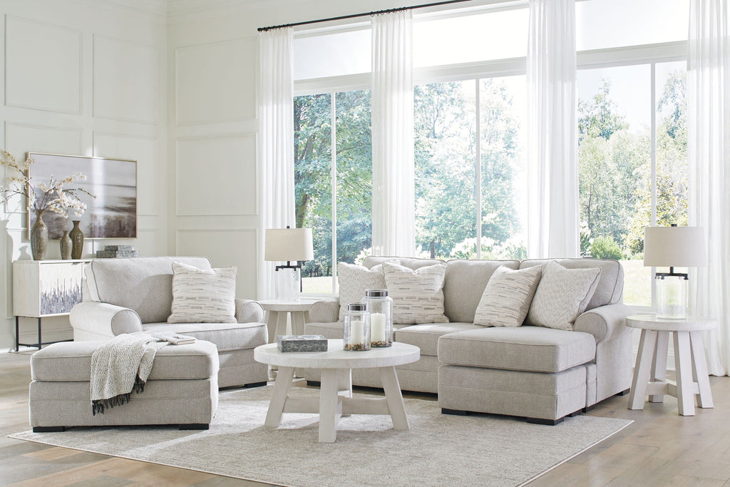 Signature Design by Ashley Eastonbridge 3-Piece Living Room Set Chair Sofa Ottoman-0