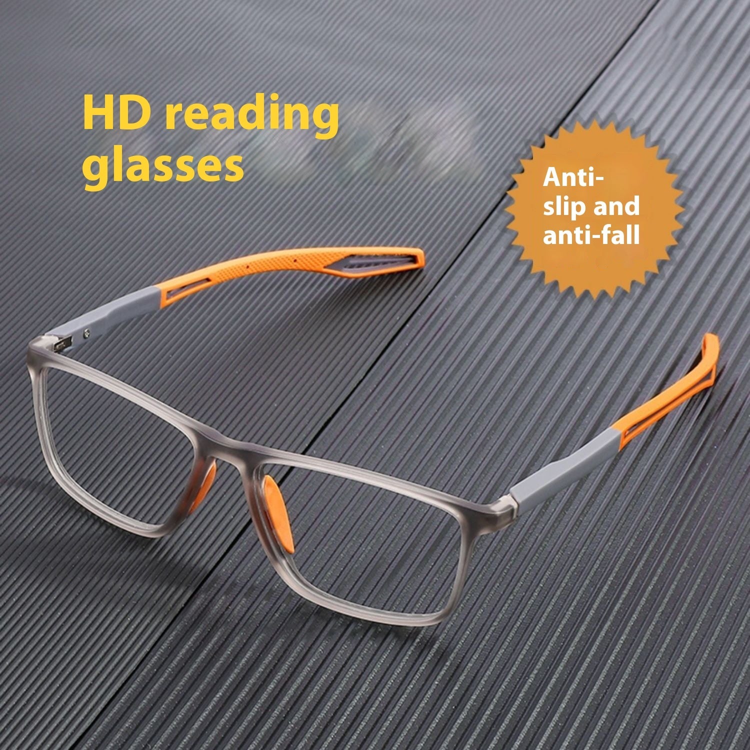 Gafas de lectura HD TR antirayos azules para personas de mediana edad y mayores