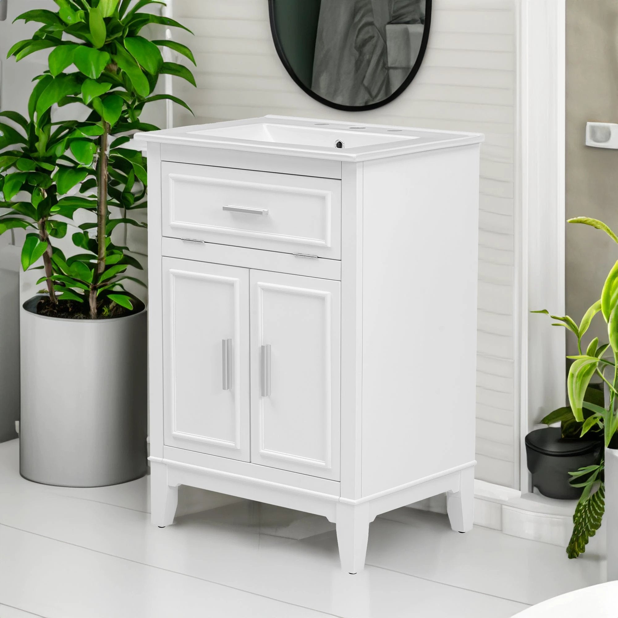 24" Bathroom Vanity with Sink by eprolo