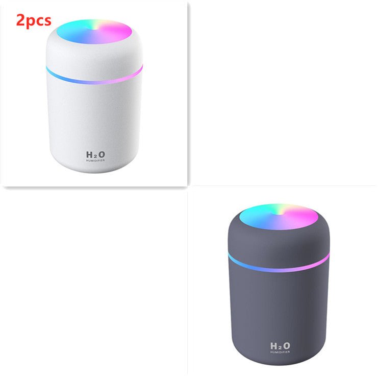 Atomizador de escritorio USB doméstico, mini, silencioso, para dormitorio, gran volumen de niebla