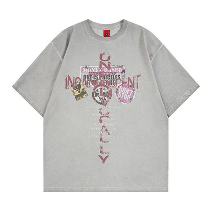 T-shirt demi-manches croisé