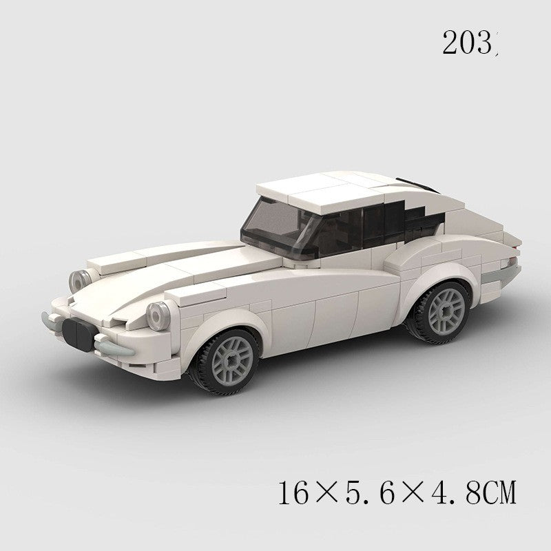 Jouets pour enfants Modèle de voiture Voiture de sport et petites briques de construction MOC Jouets éducatifs