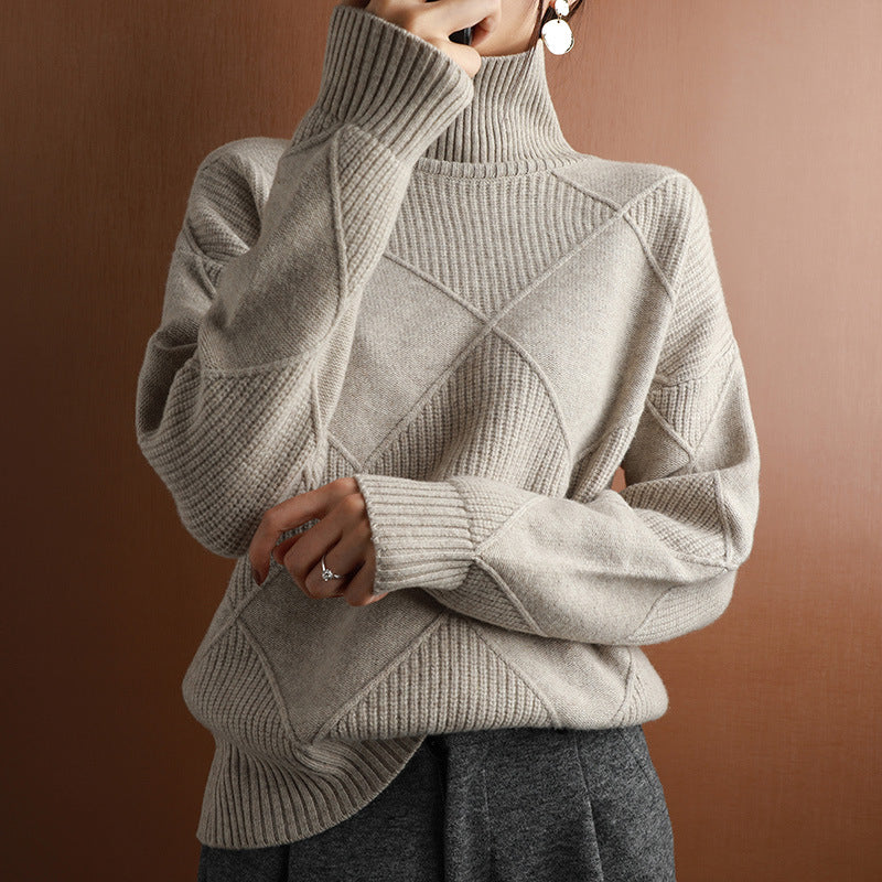Tricot Automne et Hiver Chemise de base à manches longues à porter en extérieur