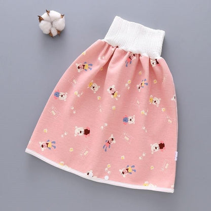 Jupe-couche bébé en coton et fibre de bambou
