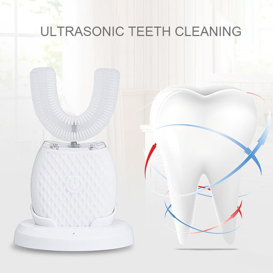 Cepillo de Dientes Eléctrico Inteligente Recargable por USB en Forma de U