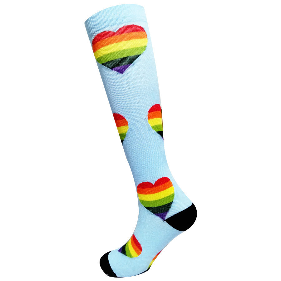 Chaussettes de sport de compression extensibles pour femmes