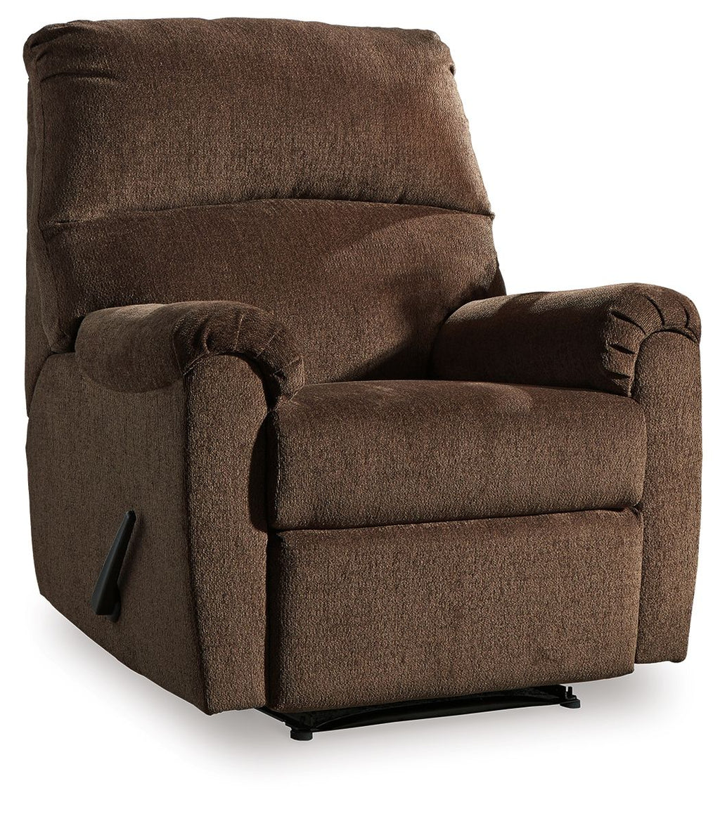 Nerviano - Zero Wall Recliner - Fabric - Chocolate-0