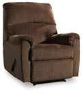 Nerviano - Zero Wall Recliner - Fabric - Chocolate-0