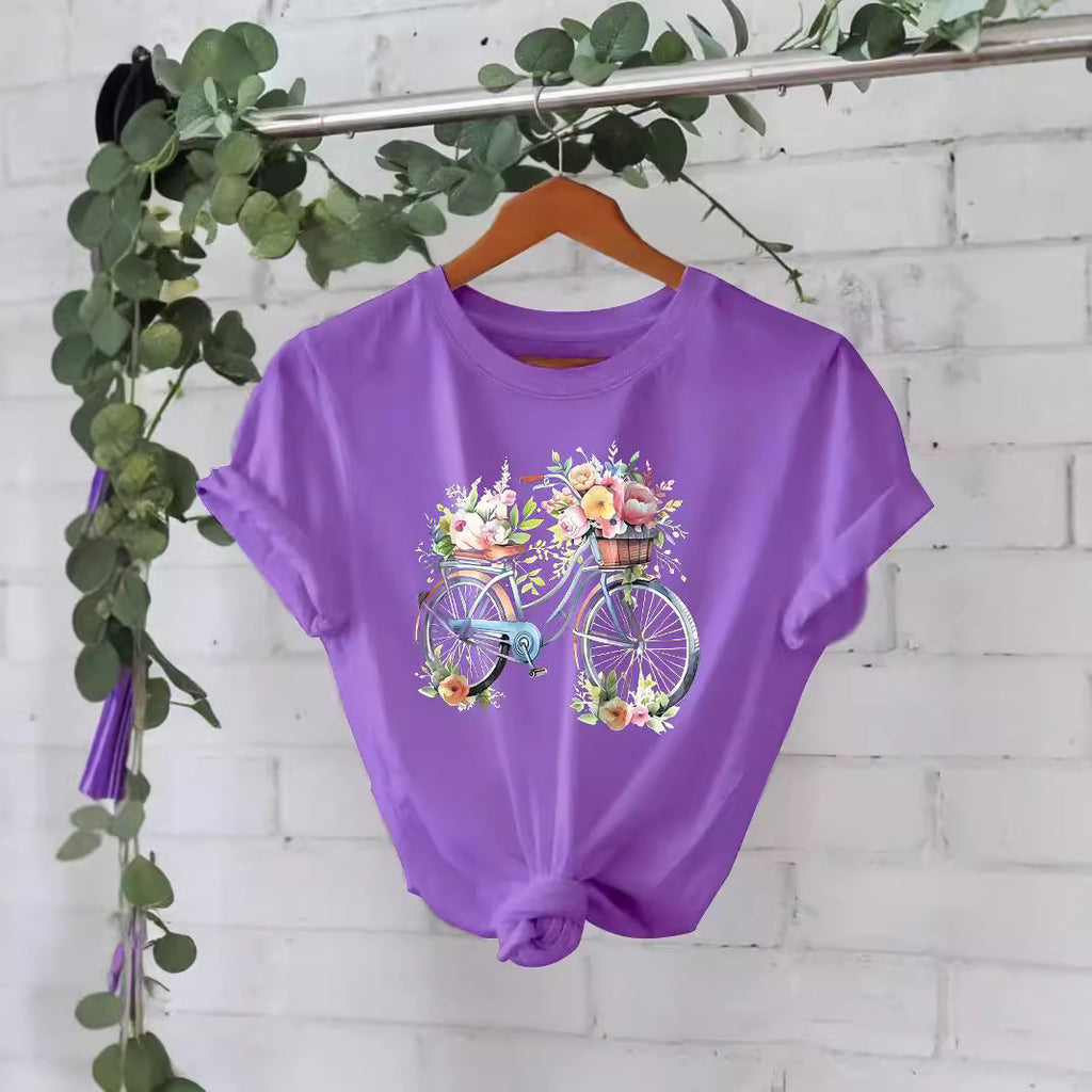 Pattern printed T-shirt