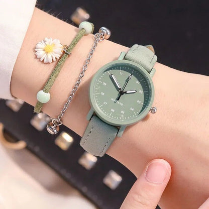 Montre de style ancien Mori pour filles coréennes simples et élégantes