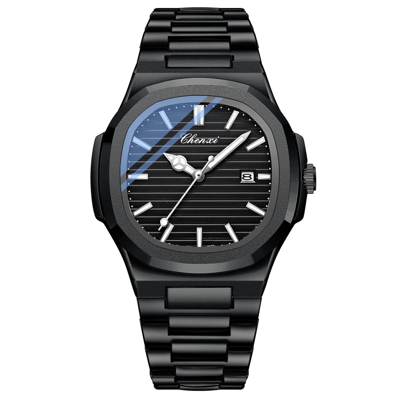Chenxi Montre Acier Couple Lumineuse Étanche Simple Tendance
