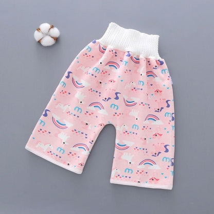 Jupe-couche bébé en coton et fibre de bambou