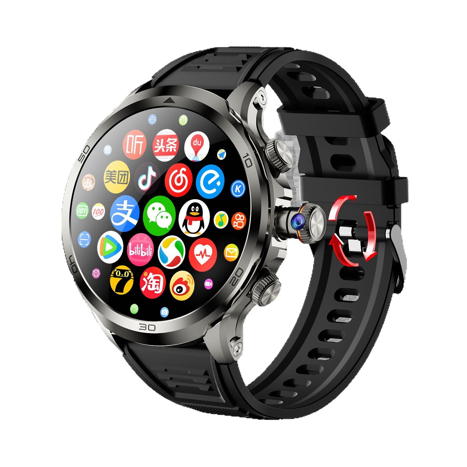 Reloj Inteligente 4 Android Tarjeta Gira Foto Todos Netcom Videoteléfono