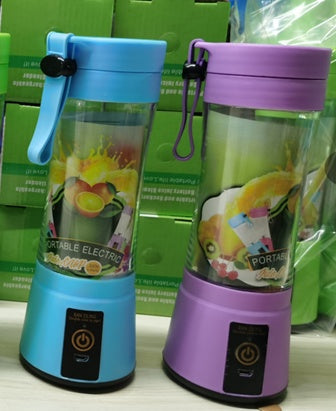 Licuadora portátil con USB recargable, mini batidora de jugo de fruta para cocina, exprimidor eléctrico simple portátil para el hogar