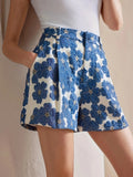 Women's Floral-print Shorts