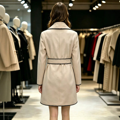Manteau automne/hiver chic et raffiné à la française